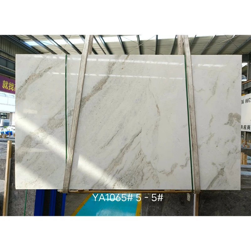 Modern Big Size Carrara Calacatta White Quartz Marble and Granite Look Polished Slabs Porcelain Floor Tiles