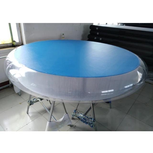 Dia40x30cm Air spot set carbon fiber edge inflatable transparent gymnastics AirSpot