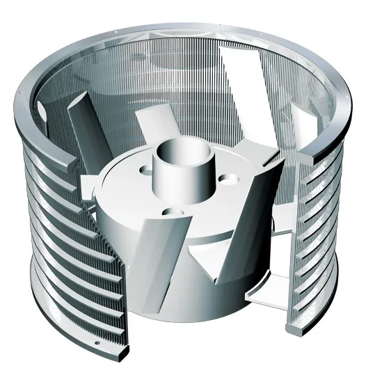 SS304 Basket Wear -Resistant Pressure Screen Drum For Pulp Making Machine