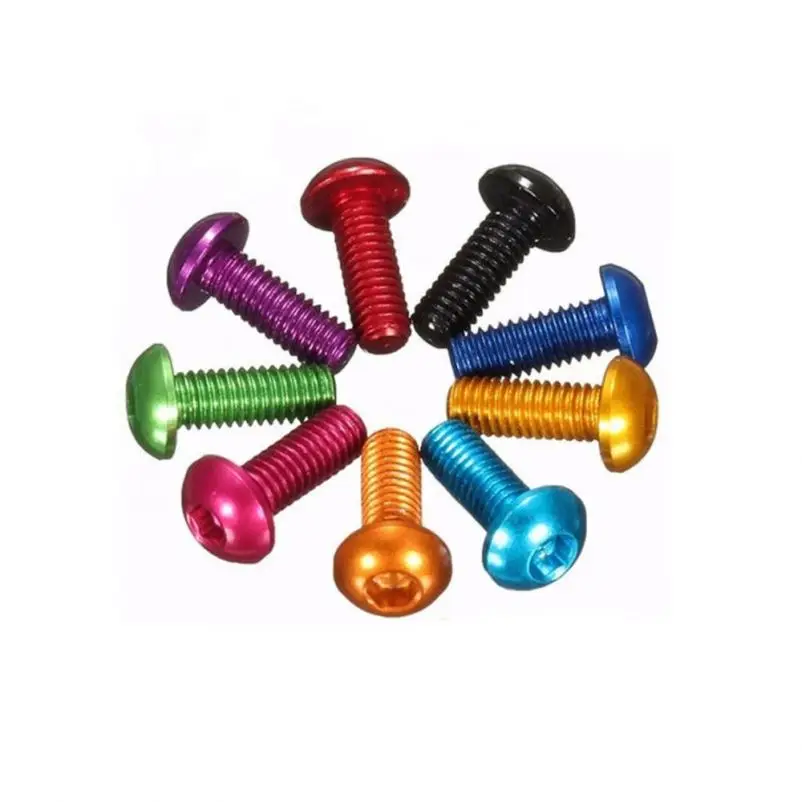 
Класс 10,9 анодированный цветной алюминиевый шестигранный болт 