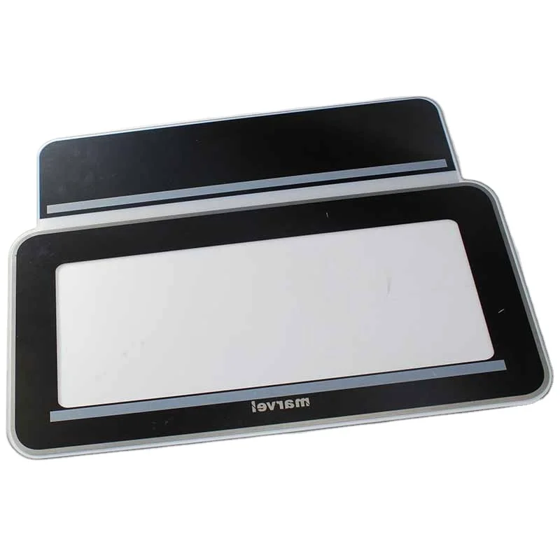 Custom ag af ar silk screen printing tempered glass panel for smart home appliance display