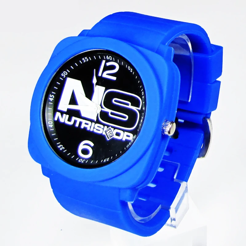 Newest 30M Waterproof interchangeable strap watch Japan movement custom sports mens watch round silicone watch own logo design