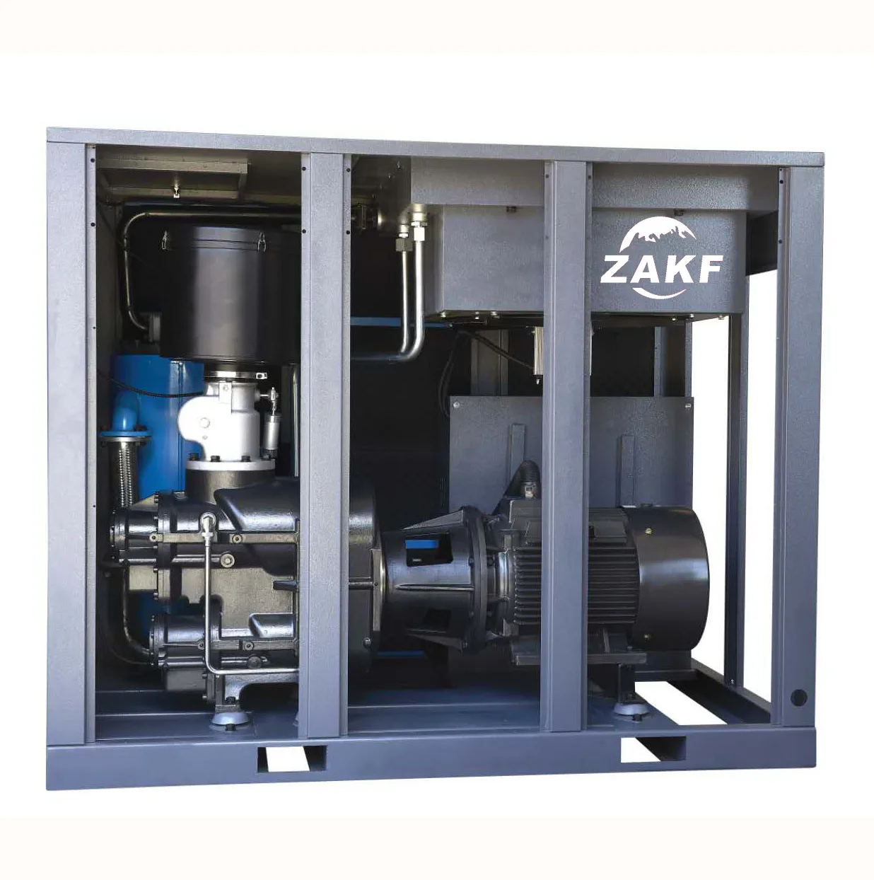 Industrial Equipments ZAKF 45KW 60HP screw air compressor for extrusion blow molding machine