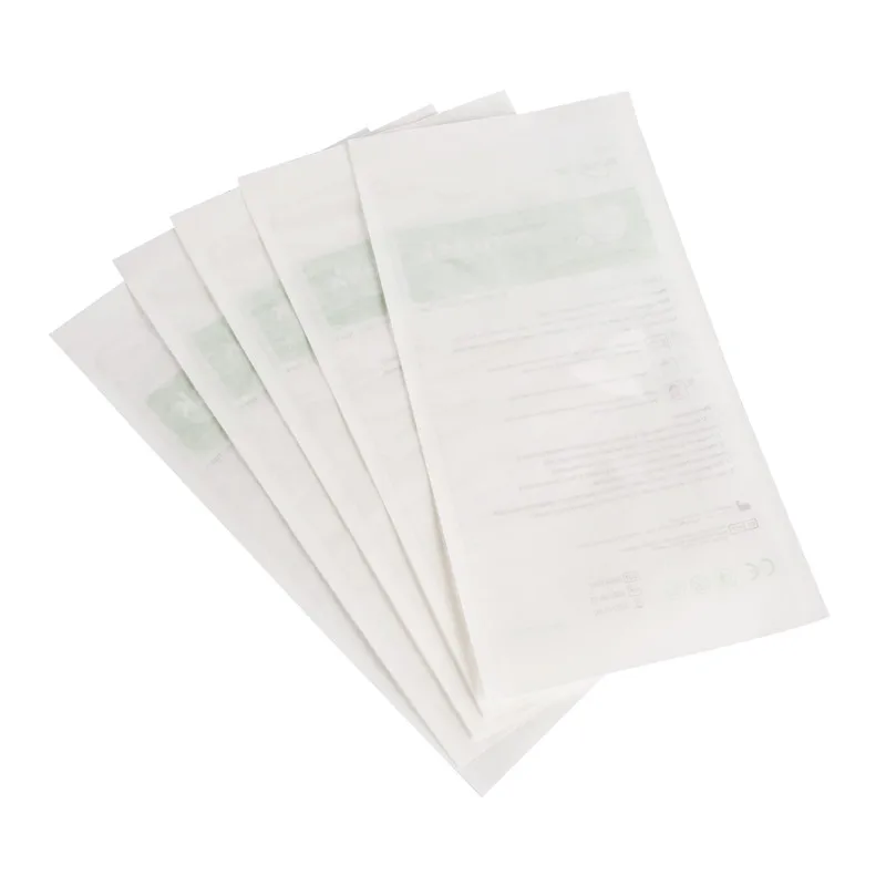 EO gas sterilize heat-sealing medical paper and transparent film sterilizing pouch with ISO13485