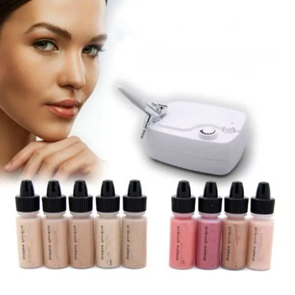 Professional Cosmetic Airbrush Makeup Foundation Waterproof Liquid Face Herbal