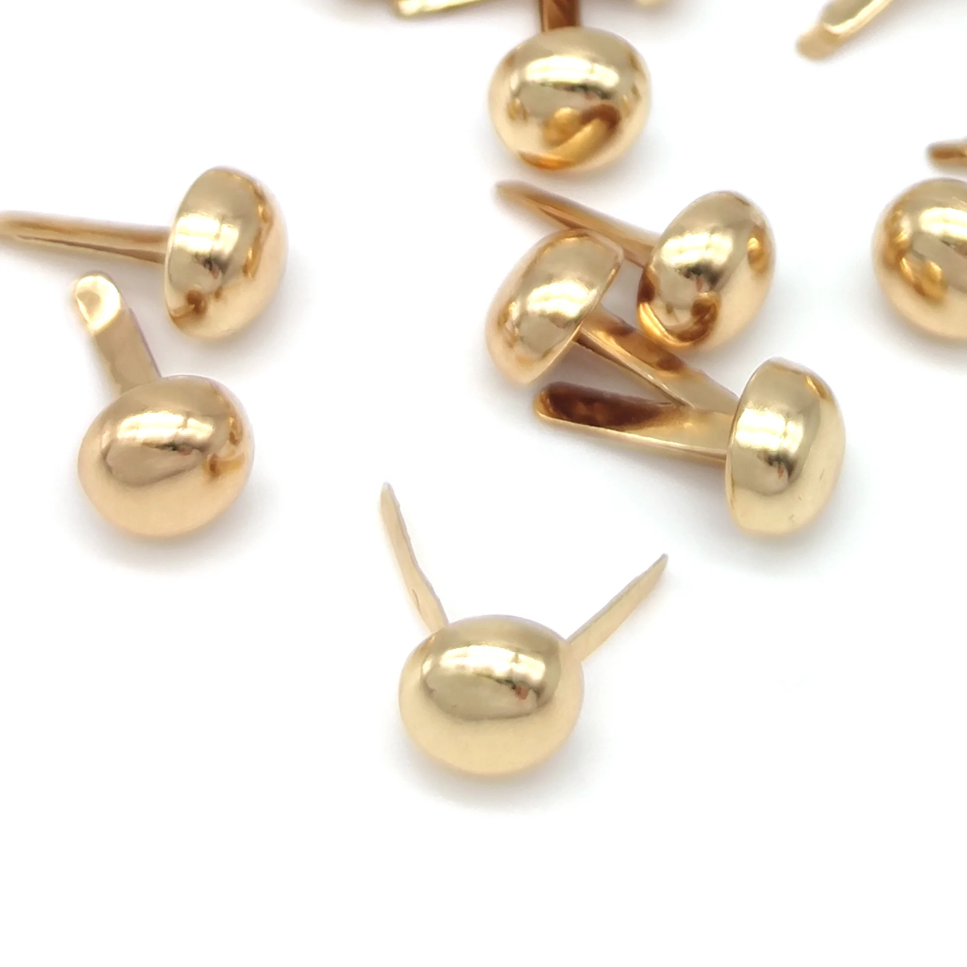 Brass Rose Gold Mushrooms Rivet Leather RivetMetal Studs Solid Metal Bottom Rivets For Bag