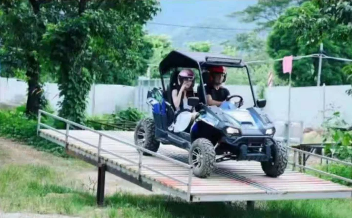 China atv for sale Buggypro 400cc steel frame side by side 4x2  Snowmobile UTV
