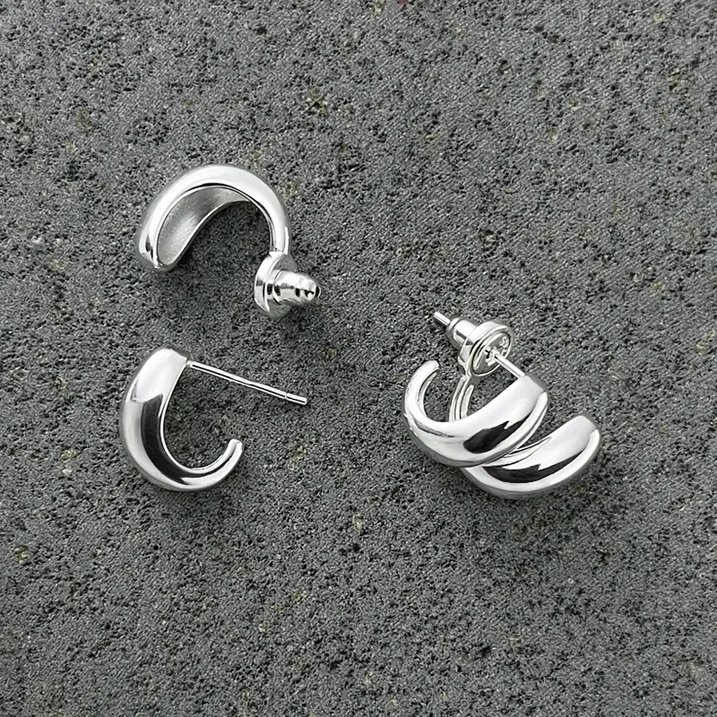 Designer Fashion Sterling Silver Earrings Wholesale Jewelry for Woman