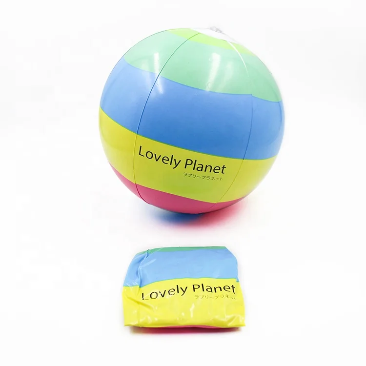 custom logo 16 inch inflatable ball hot selling multi colorful balloons holographic girls popping big pvc beach ball