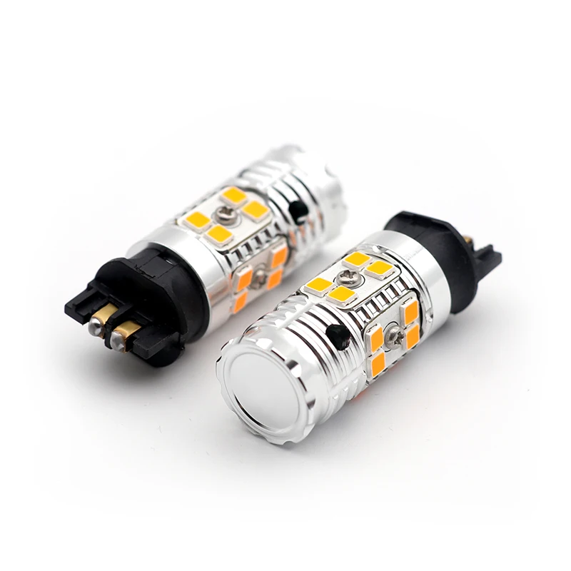 Без ошибок canbus Янтарный PWY24W PW24W 36-SMD светодиодные лампы для передних