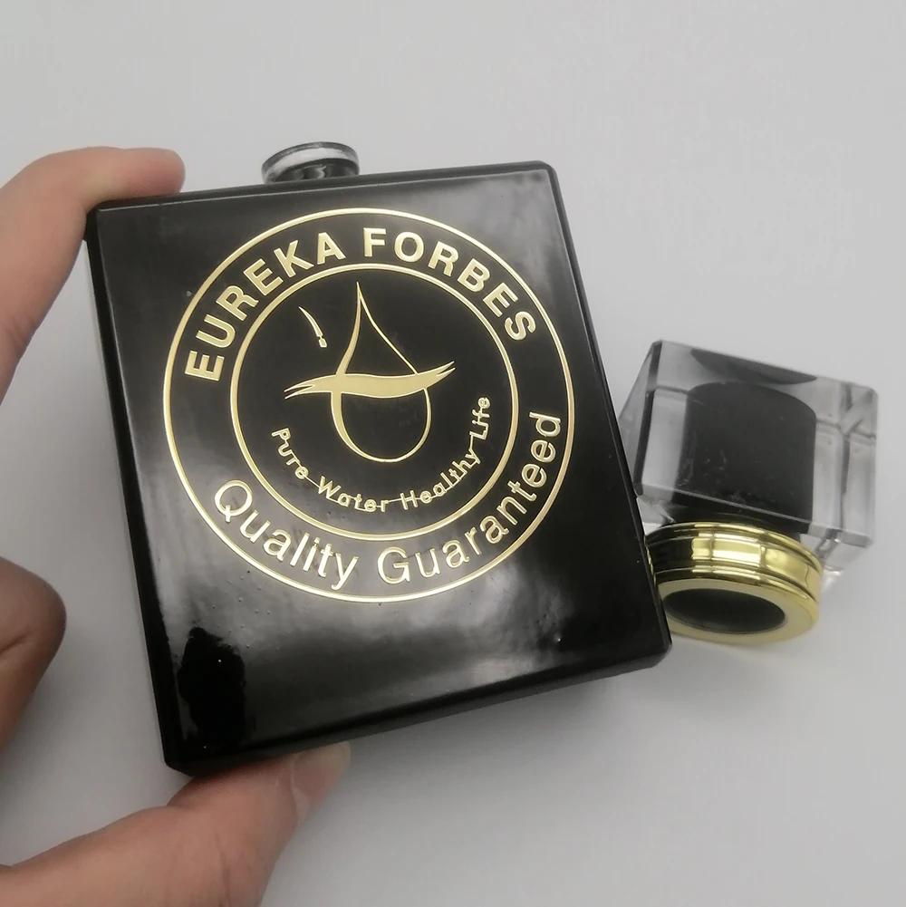 custom printing 3d logo uv transfer sticker Nickel gold foil stickers embossed Label Scratch Off Metal print label logo sticker