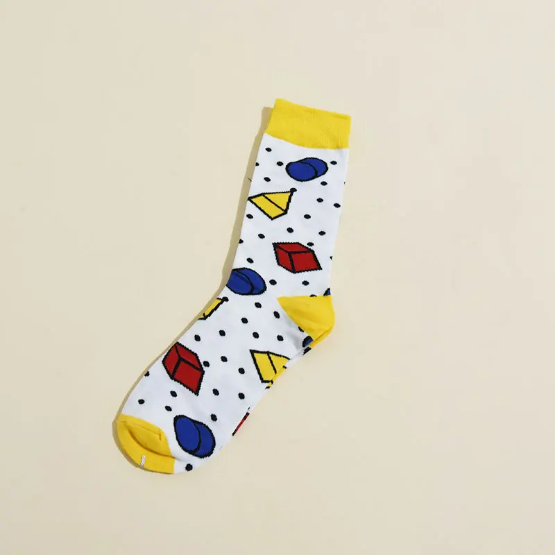 Custom Colorful Cotton Fruit Anime Cartoon 100% Cotton Cozy Crew Women Men Funny Fashion Socks