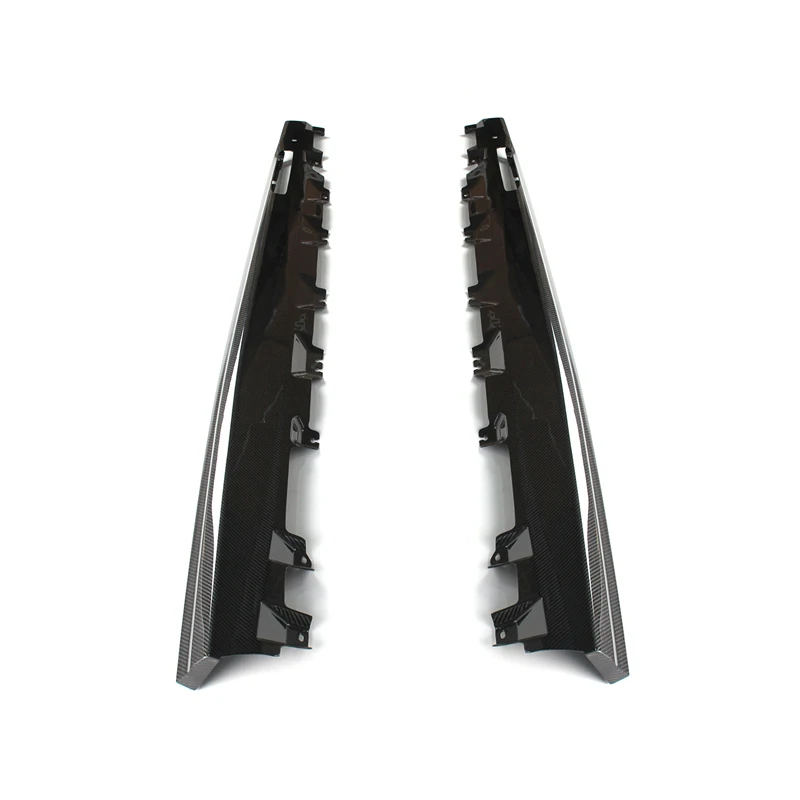 Dry Carbon Fiber Car Side Skirts for X5 G05 X6 G06 M Style Auto Body Exterior Trim Side Lower Spoiler
