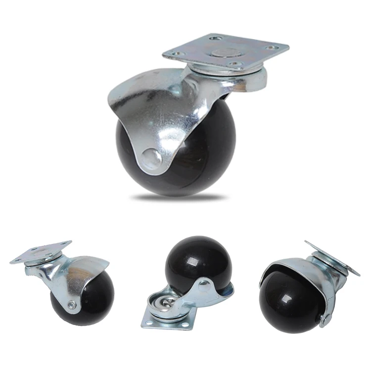 Professional Supplier Swivel Wheels 2 Inch Galvanized Spherical Flat Universal Wheel
