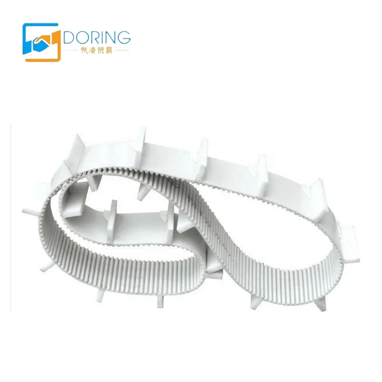 Add block synchronous belt nut add block block baffle perforated profiled drive belt food polyurethane seamless toothed belt