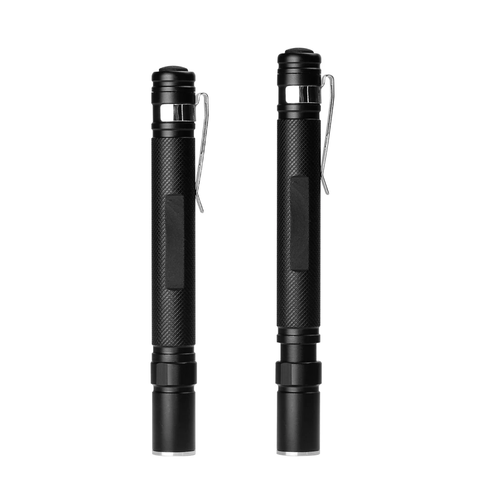 
VCAN Dry Battery Adjustable Zoom Dimmable 5W Q5 LED 350 Lumen Bright Pen Flashlight Torch 