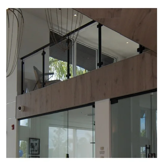 TAKA Modern Design Balustrade Handrails Balcony Glass Railing and Deck Glass Railing System