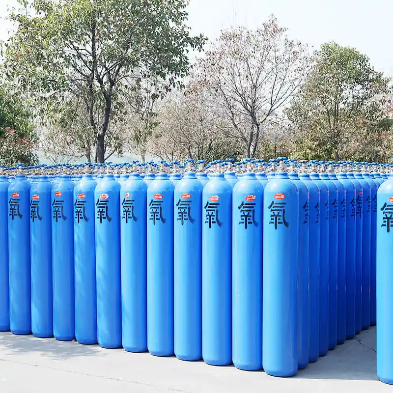 China manufacturer 1L 2L 3L 5L 10L 20L 40L Oxygen Argon gas cylinders tank Industrial gas empty bottle