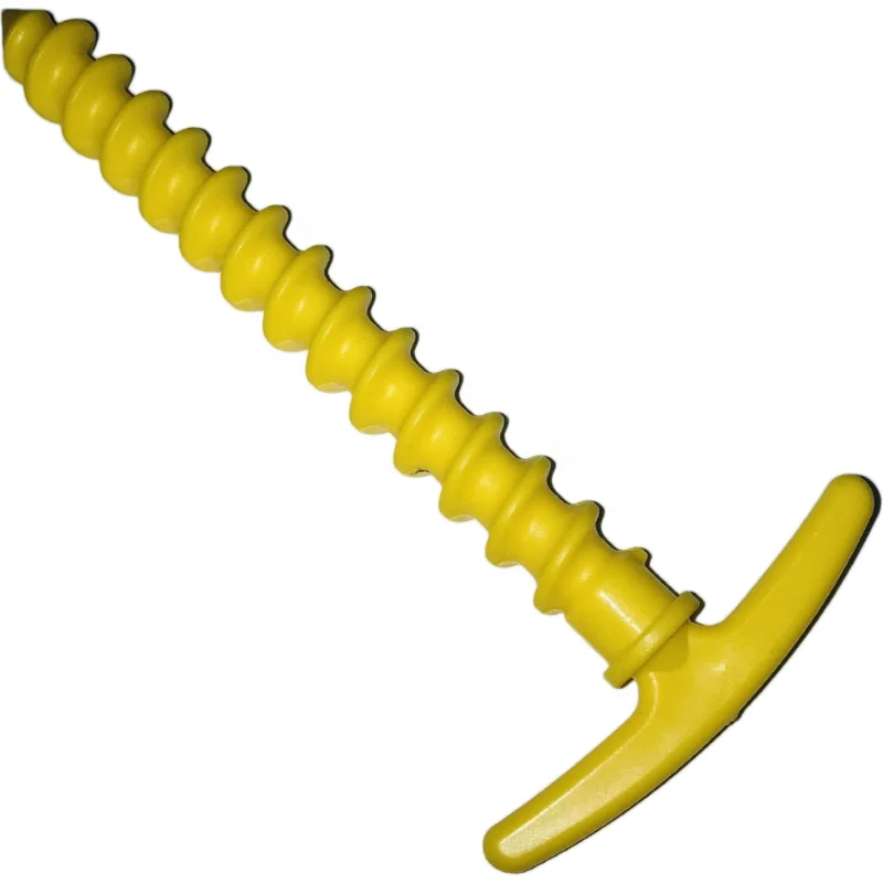 14.5cm Plastic ABS PP screw pegs tent stakes nails for outdoor camping