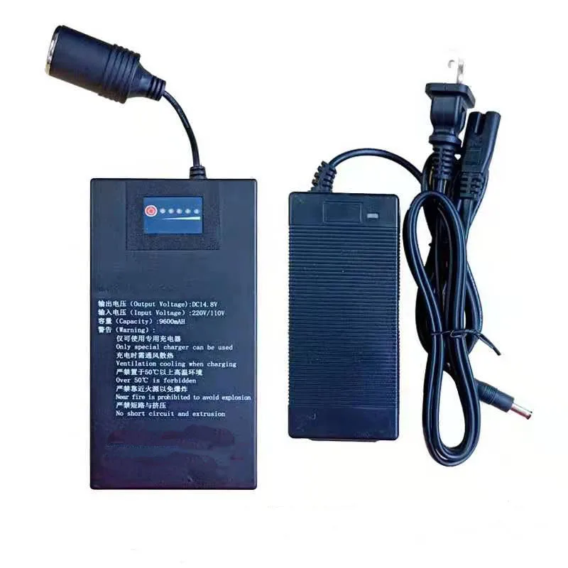 Rechargeable Lithium Battery with Charger DC14.8V 9600mAh for portable oxygen concentrator