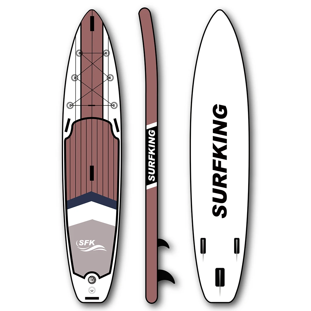 QIBU Customized color windsurf inflatable sup paddle board for sale basic PVC Surfboard Sup Inflatable Paddle Board