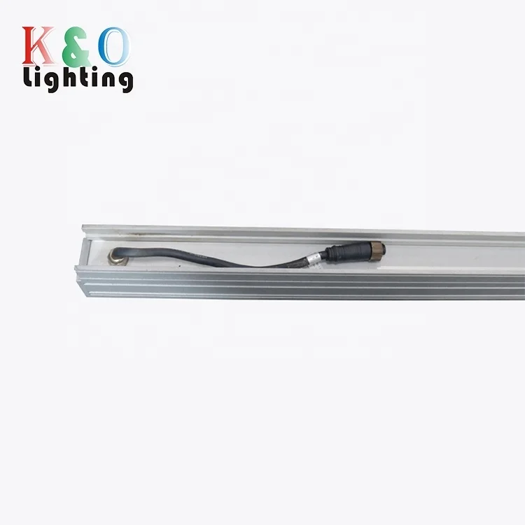 Outdoor LED Facade Lighting Fixture 18W RGB DMX IP65 Linear Light for building