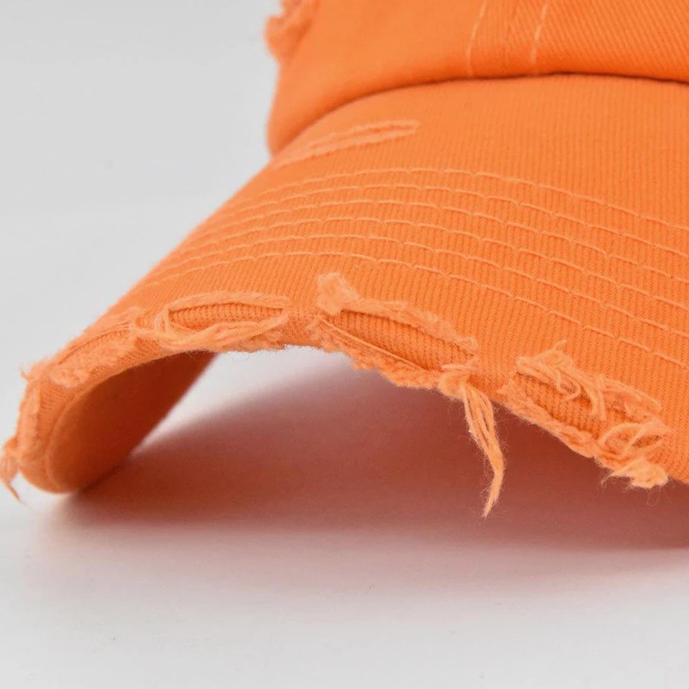 Custom Logo Washed Distressed Vintage Baseball Cap 100% Cotton Polo Style Plain Blank Adjustable Truck Fishing Sports Dad Hat