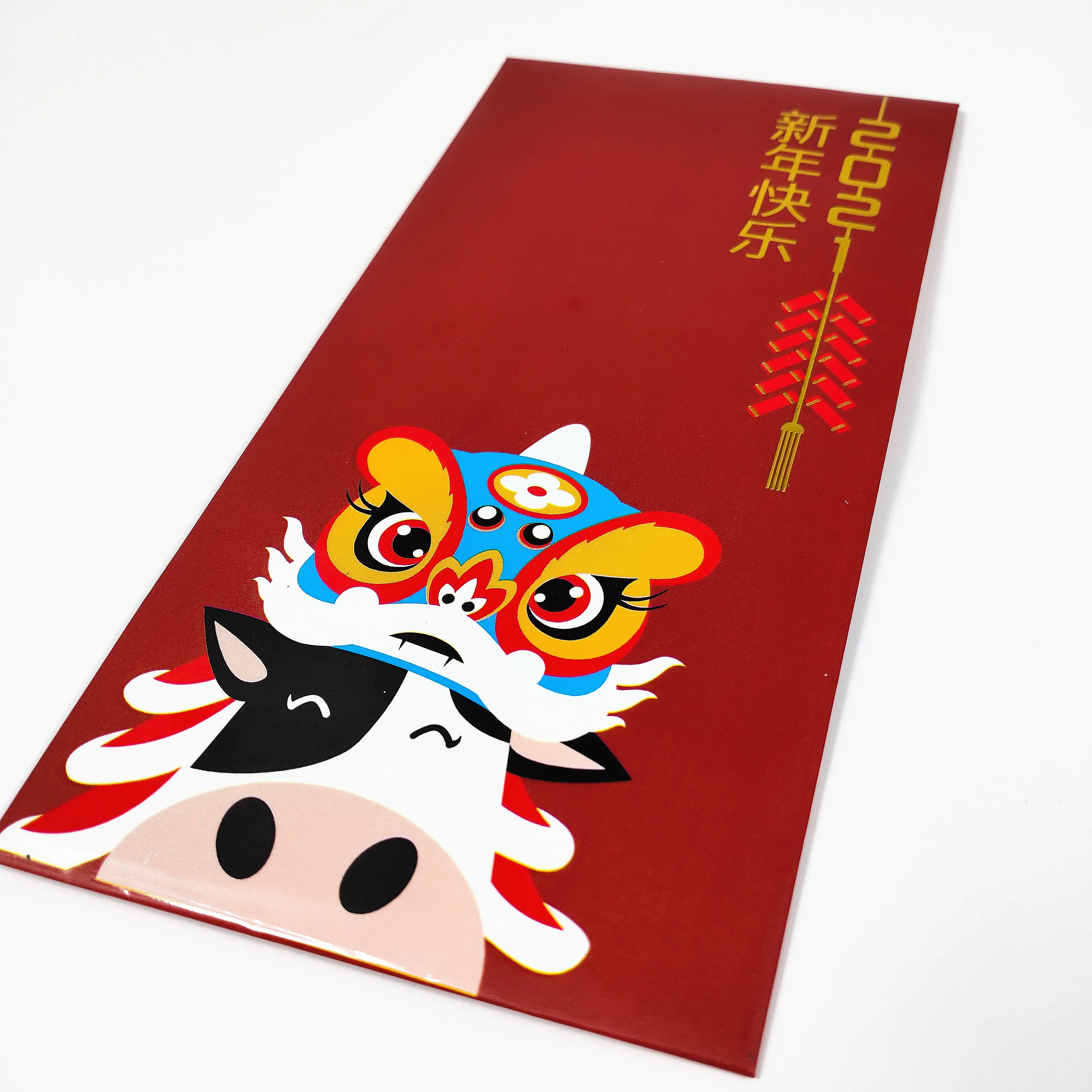 Золотое Тиснение Hong Bao Пользовательский логотип для китайского Нового года, счастливые деньги красный конверт/красный пакет с пятнами УФ