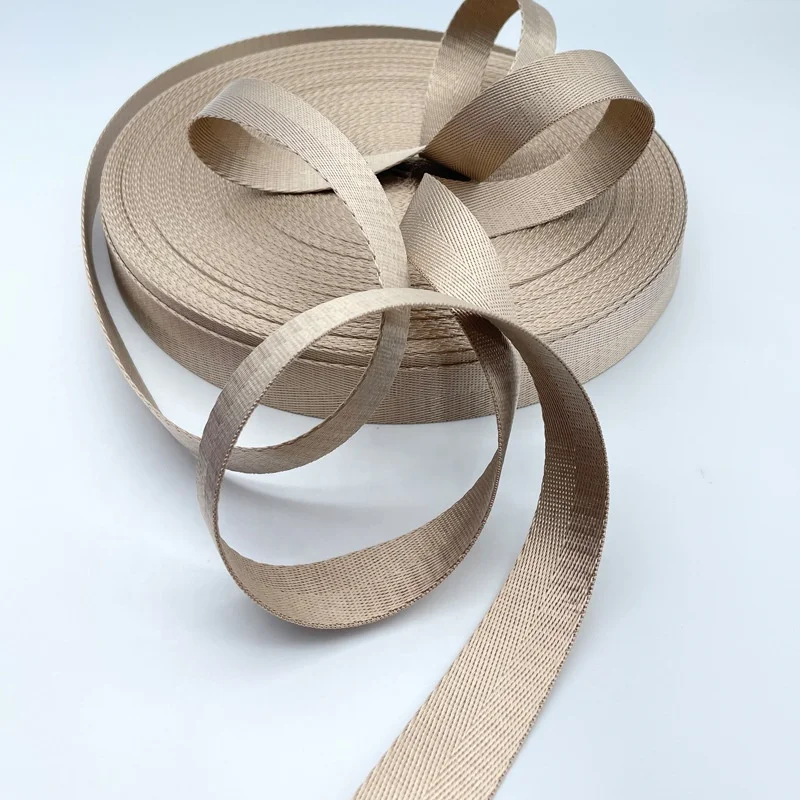 Wholesale herringbone 1 inch polyester webbing woven webbing straps polyester nylon webbing