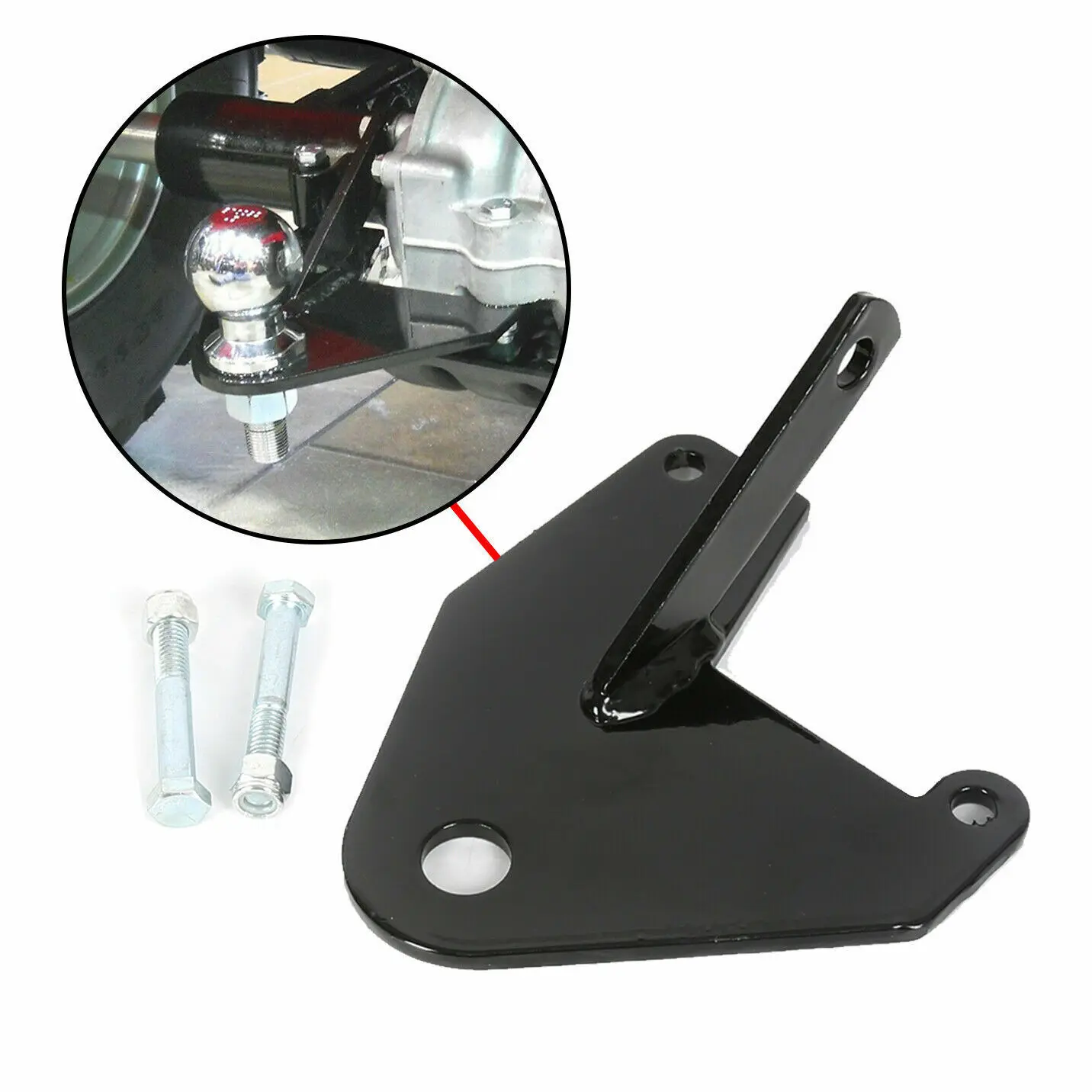 For 97-17 Honda 250 Recon TRX ATV Powder Coated With Hardware Ball Trailer Hitch