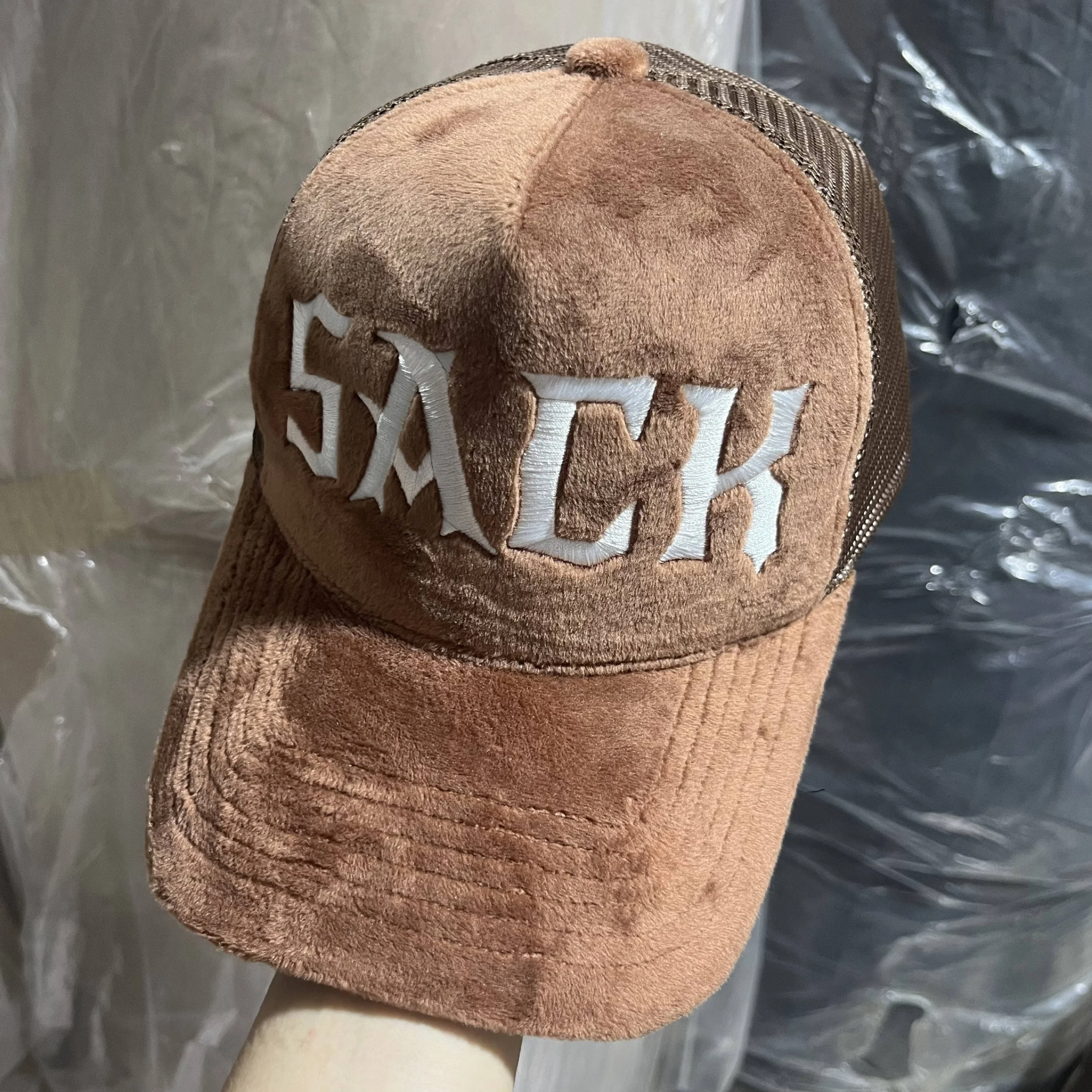 Customize Mesh Hats Custom Logo Blank Plain Trucker Cap Embroidery Velvet Trucker Hats