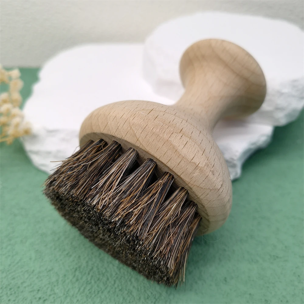 2024 Master New Style Stamp Leather brush For Car Seat Cleaning Upholstery Cleaner Car Interior Brush