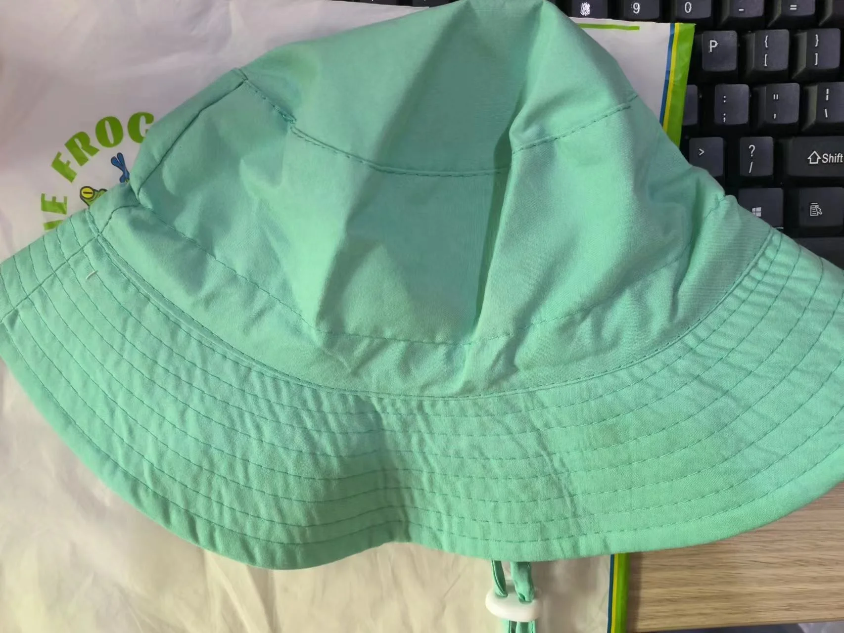 Wholesale Custom Kid Safari Hat Panama Children Polyester Sun Protection UPF50+ Adjustable Bucket Hats With Sunglasses Set