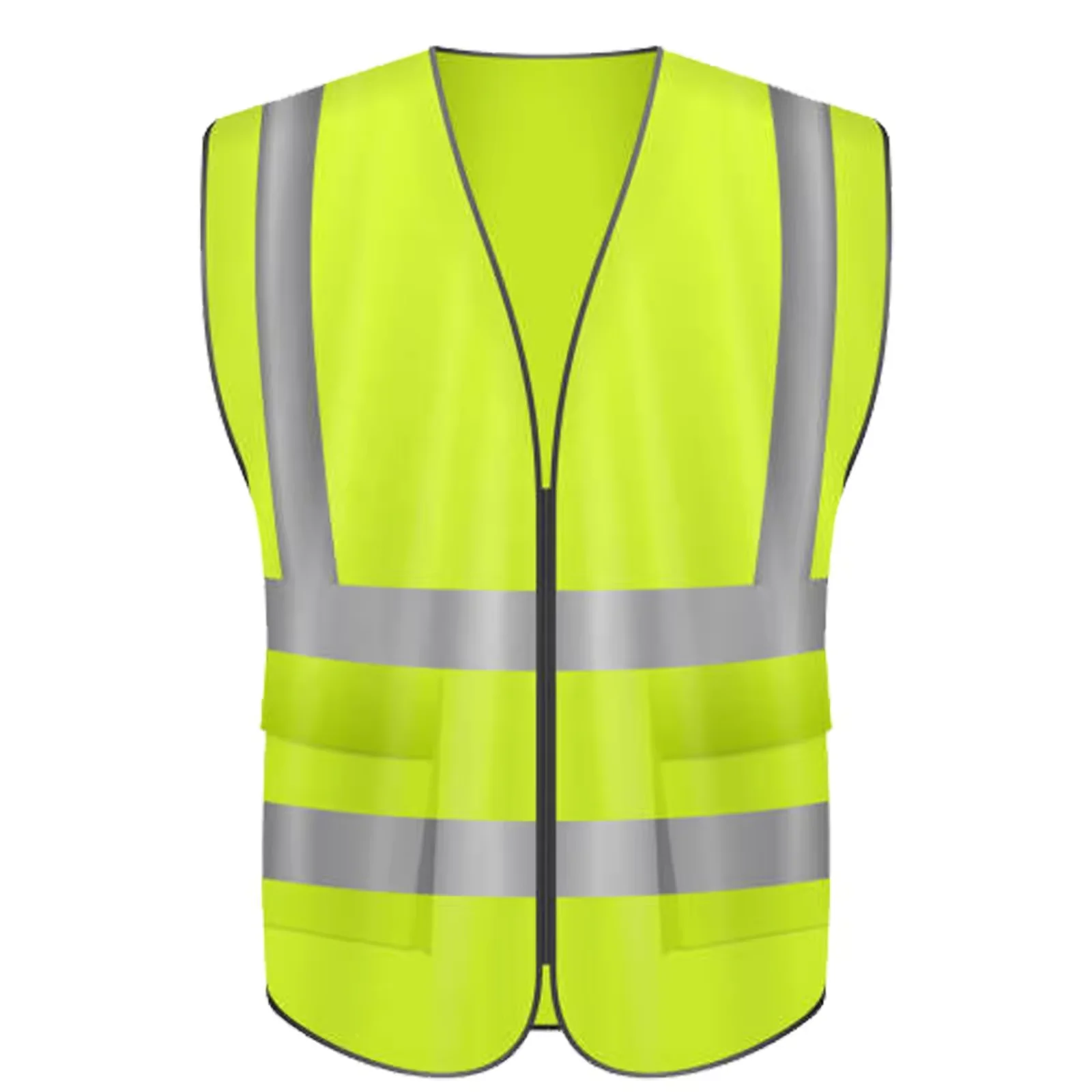 Black Series Reflection Safety Mesh Fabric Combinate Model Reflective Safety Vest