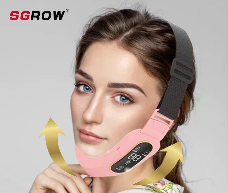 Hot Products EMS Vibration RF V Shape Face Lifting Skin Beauty Tools Device Facial Machine Face Massager Dropshipping Charger