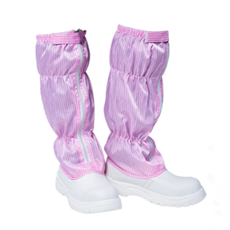 China durable antistatic high cylinder shoes esd hight leg boots cleanroom safety boots esd shoes for sale