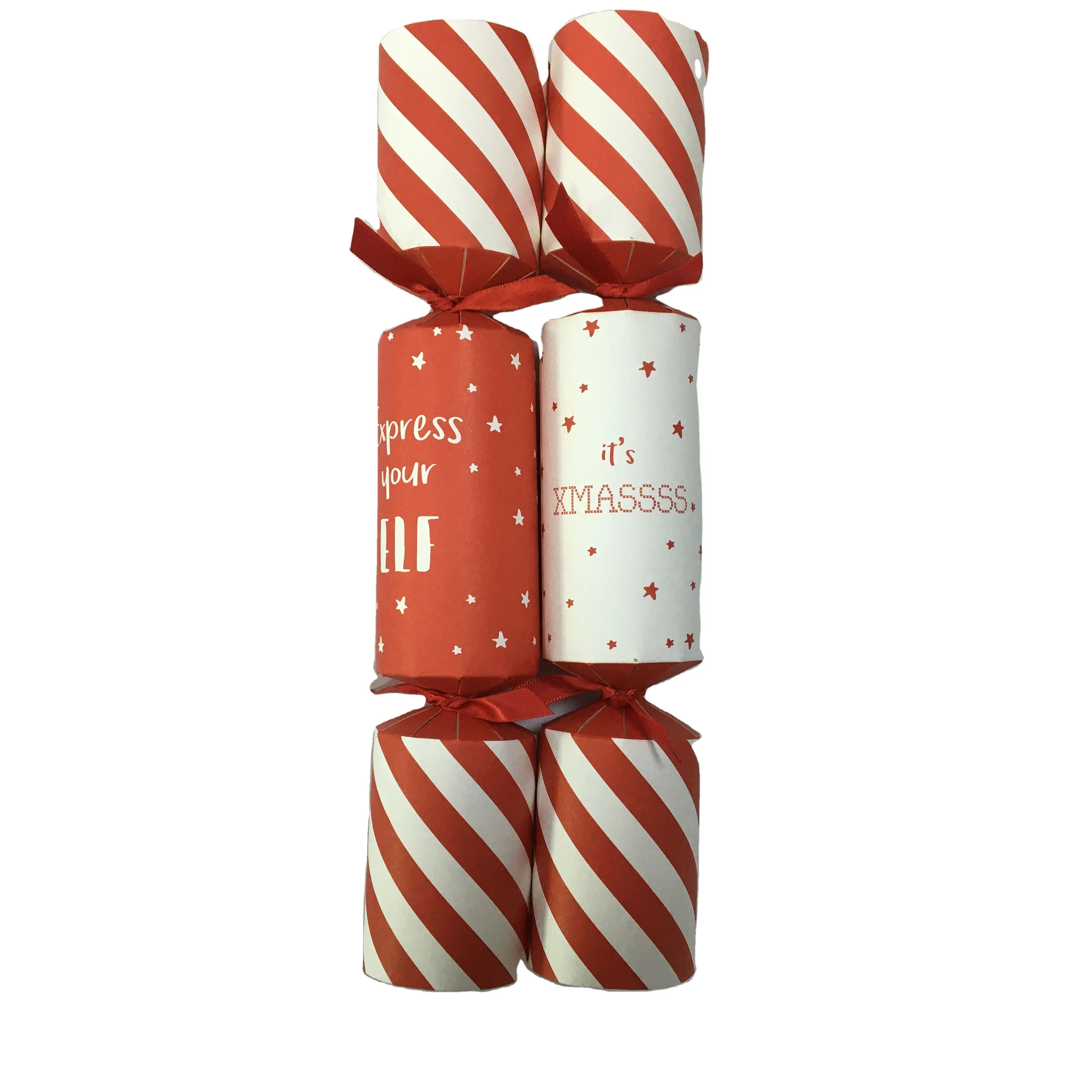 Custom Logo Luxury Christmas Bon Bon Celebration Paper Packaging Christmas Crackers
