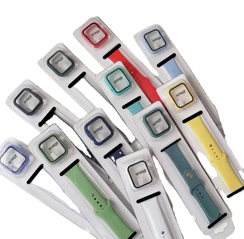 2023  hot sale PU watch belt for apple  i6/i7 silicone watch Band watch Cover