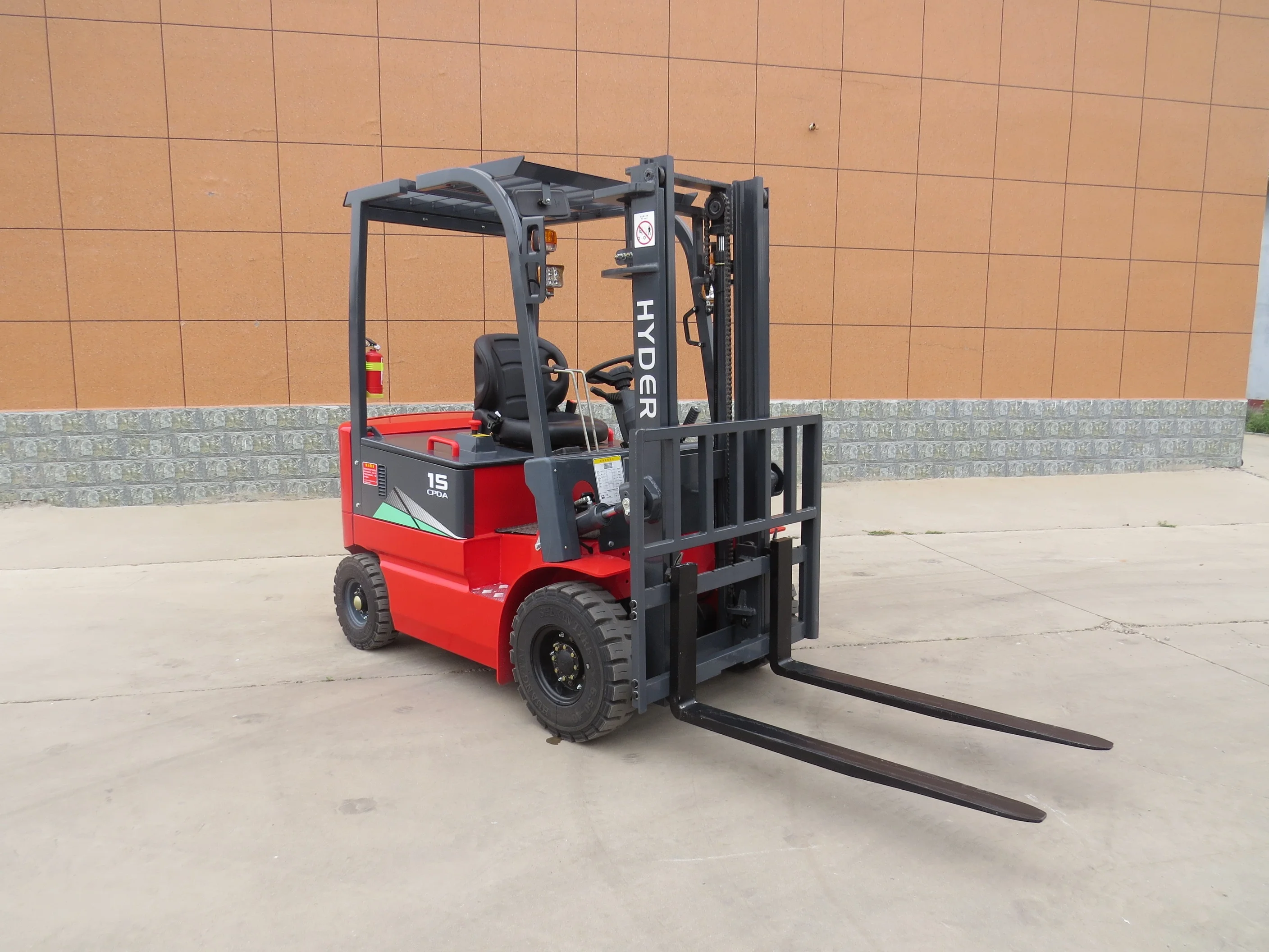 Hyder Counterbalance Fork Lift Truck 0.75t 1t 1.5t 2t 2.5t 3t Hydraulic Stacker Electric Forklifts Warehouse Use Empilhadeir