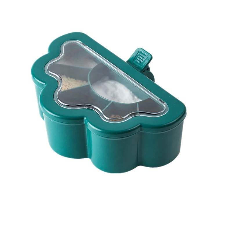 Многофункциональный пластиковый ящик для хранения приправ с облачным дизайном