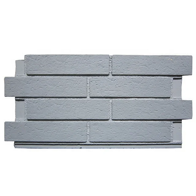 NEU Rustic Architectural PU Faux Brick Panels Shopfitting Fireplace Design 3D Brick Wall Panel