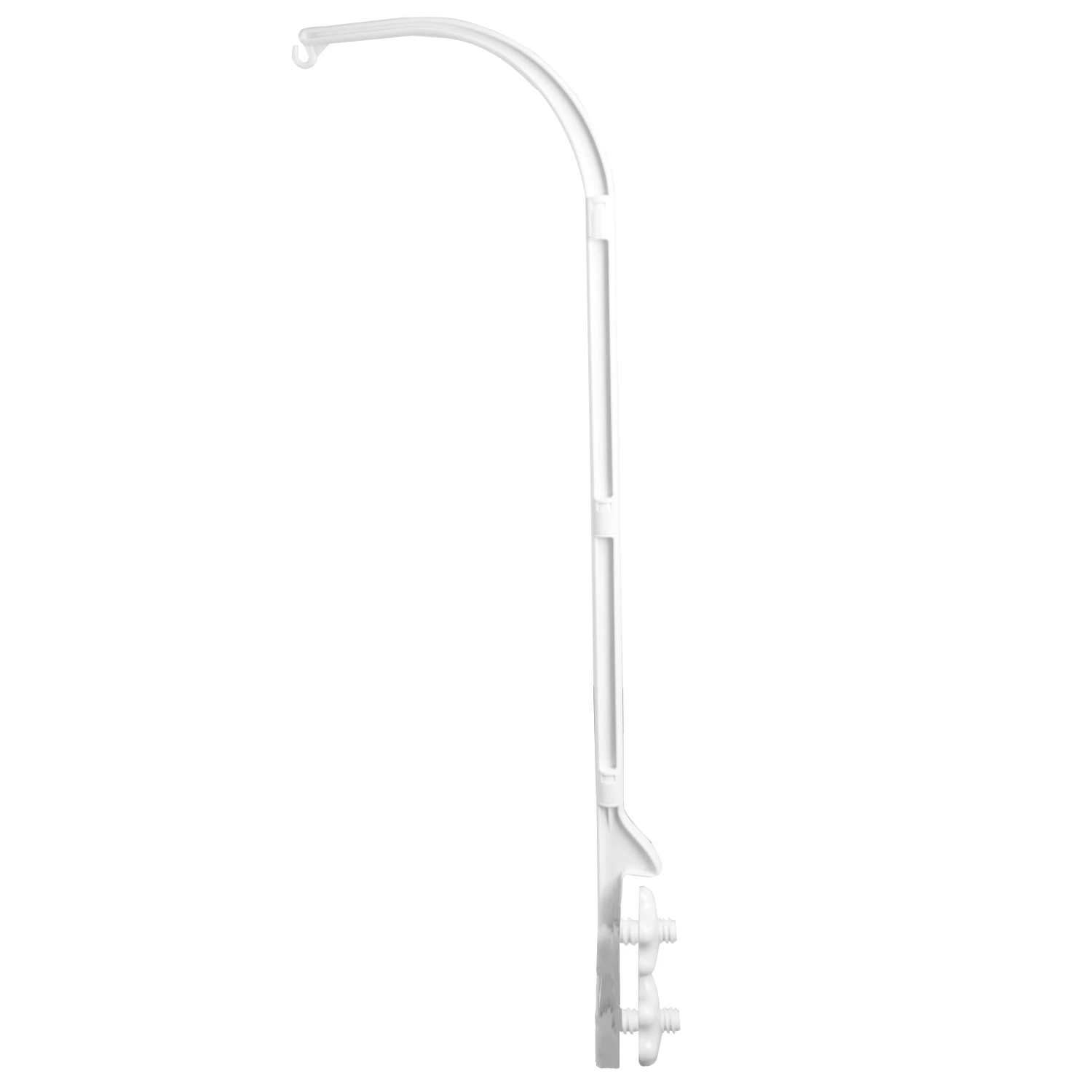 Diy Hanging Support White Nut Screw Baby Crib Mobile Arm Bracket And Bed Bell Holder