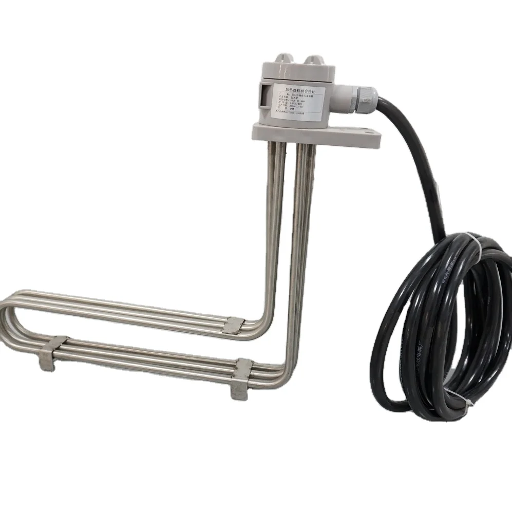 China Industrial explosion proof with thermostat tubular water immersion heater