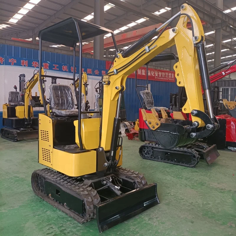 1100kg mini excavator small digger crawler excavator 1ton 2 ton new bagger for sale