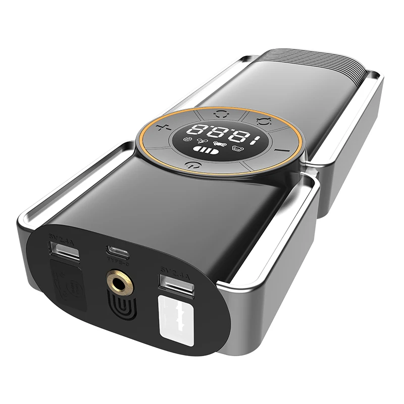 New tire inflator portable air compressor car charger powerbank jump starter for car battery jump starter