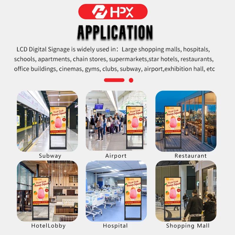 Shopping Mall Kiosk 43 49 55 Inch Indoor Floor Stand Display Android Digital Signage Touch Totem Lcd Advertising Screens