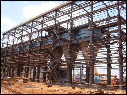 Prefabricated Steel Structure Column Fabrication for Highrise Building Stairs