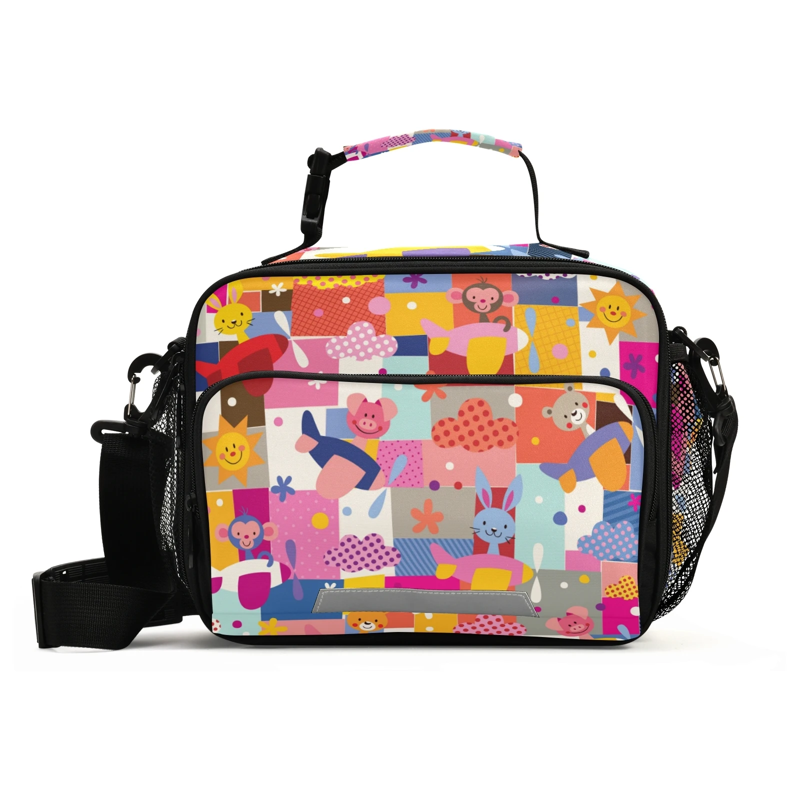 Wholesale Custom Cartoon Kids Lunch Insulated Bag Cooler Lunch Bag Bento Thermal Bags For School