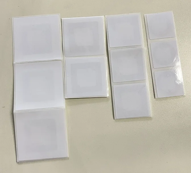 rfid inkjet ISO14443A printable paper programmable rfid nfc tag / sticker / label with qr code injket printing for phone
