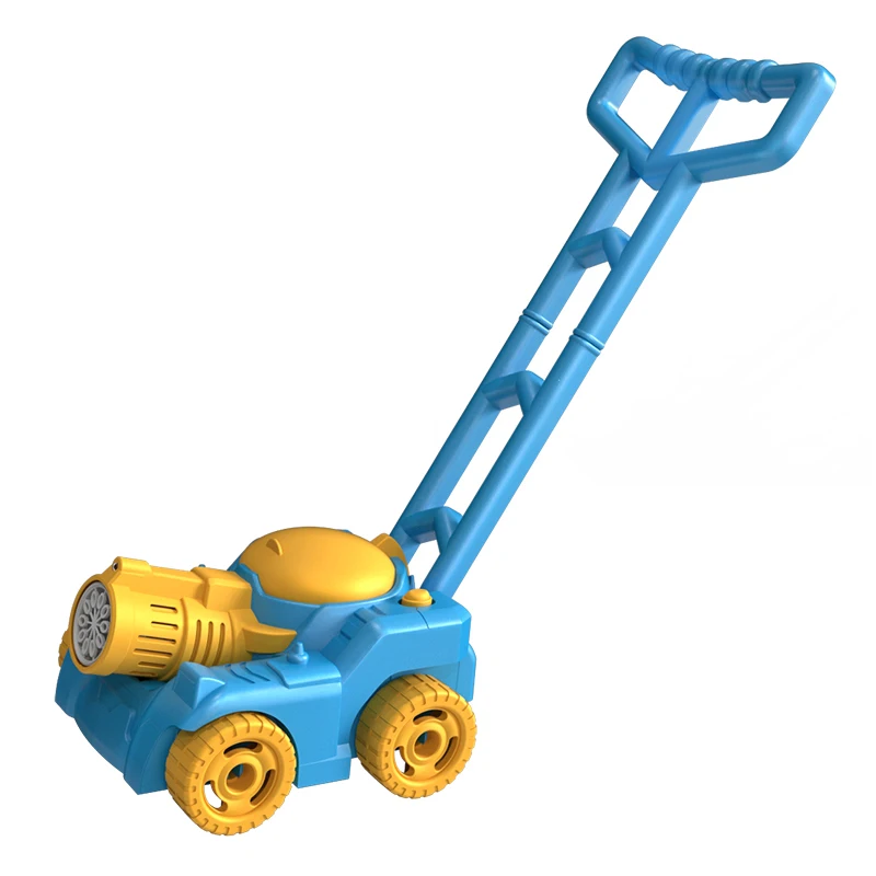 Automatic Bubble Machine Tank Bubble Blower Maker Bubble Lawn Mower Toddler Toys for Kids Summer Outdoor Push Backyard Toys